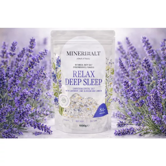 Minerisalt Relax Deep Sleep 1000 g, Sare de baie antistres și relaxantă