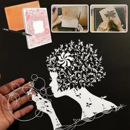 Set artistic de tăiere a hârtiei