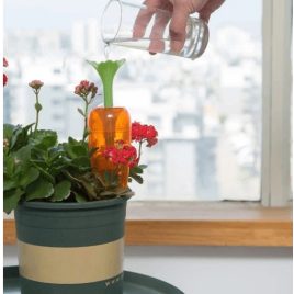   Sistem de irigare automat, picurător automat, picurător în formă de morcov (2 bucăți)