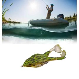   Momeală broască, nălucă realistă, nălucă, wobler cu cârlig dublu, momeală plutitoare