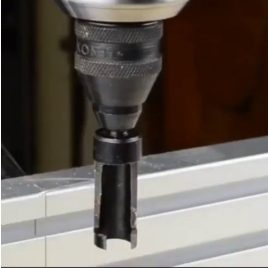   Set burghiu pentru dibluri cu acoperire de titan (4 bucăți)