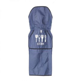   Șorț de bucătărie impermeabil, cu Velcro și buzunar dublu față-verso