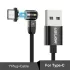 Cablu magnetic dublu 360°