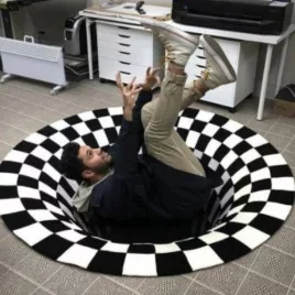 Covor 3D cu efect de adâncime