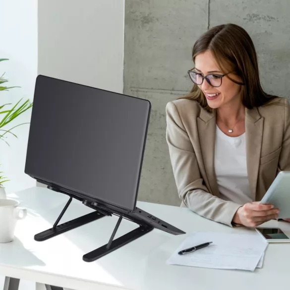 Suport laptop reglabil din aluminiu