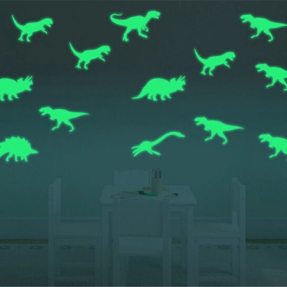 Dinosaur decorațiuni de perete iluminate (9 buc)