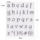 Formă decorativă din silicon pentru torturi și deserturi ABC