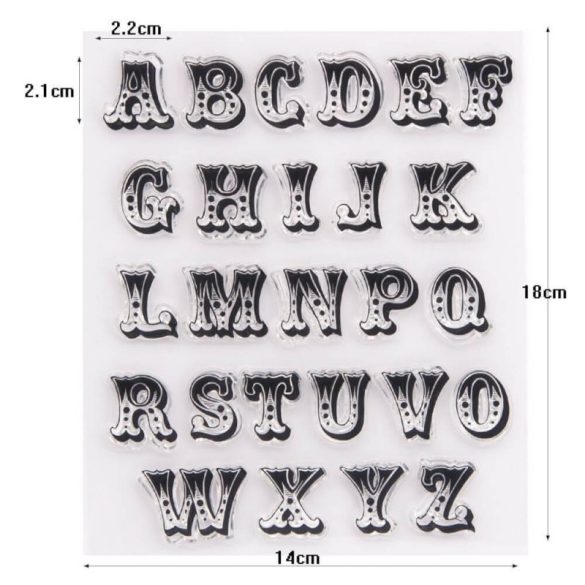 Formă decorativă din silicon pentru torturi și deserturi ABC