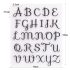 Formă decorativă din silicon pentru torturi și deserturi ABC
