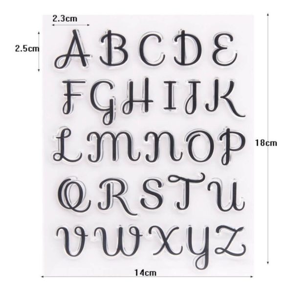 Formă decorativă din silicon pentru torturi și deserturi ABC