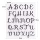 Formă decorativă din silicon pentru torturi și deserturi ABC