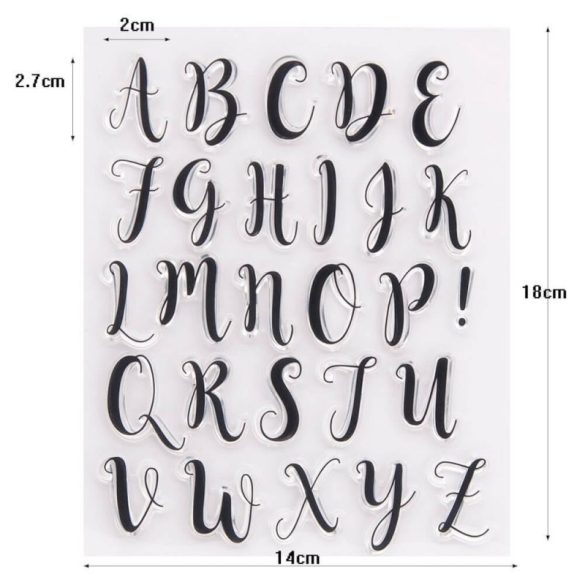 Formă decorativă din silicon pentru torturi și deserturi ABC