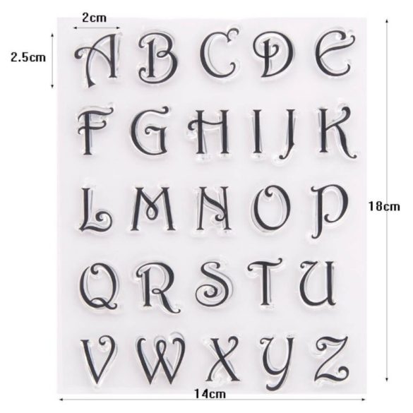 Formă decorativă din silicon pentru torturi și deserturi ABC