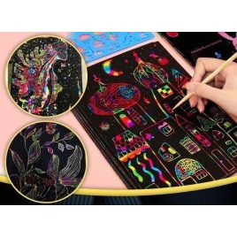 Foiță Răzuibilă, Hârtie de Răzuit (10 buc)