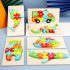 Puzzle de lemn cu numere pentru copii