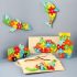 Puzzle de lemn cu numere pentru copii