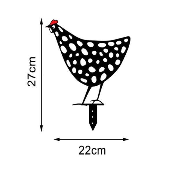 Decor de Grădină cu Pui