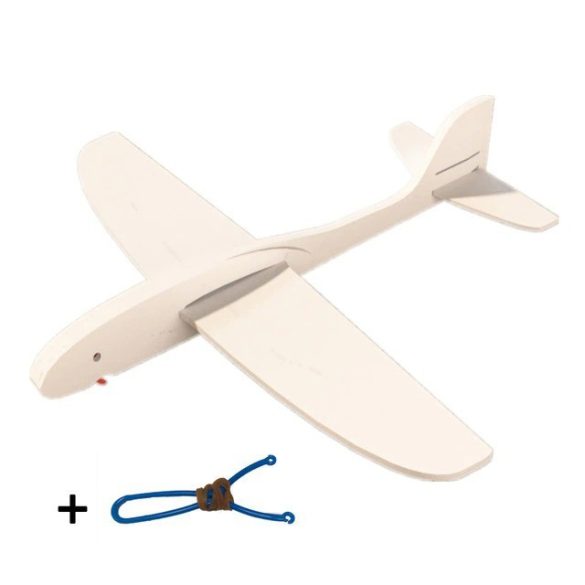 Model de avion din burete lansabil cu praștia