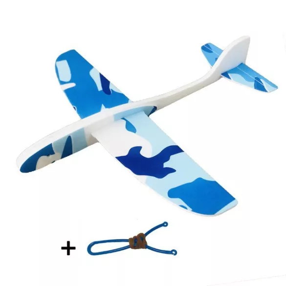 Model de avion din burete lansabil cu praștia