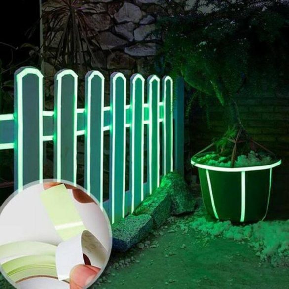 Bandă decorativă fluorescentă, Bandă de siguranță strălucitoare