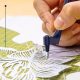 Cuțit artistic decorativ, Cuțit de tăiat hârtie cu cap rotativ