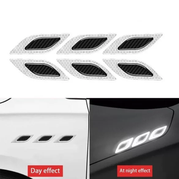 Autocolant auto reflectorizant din carbon, bandă tuning auto