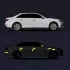Autocolant auto reflectorizant din carbon, bandă tuning auto