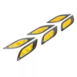   Autocolant auto reflectorizant din carbon, bandă tuning auto