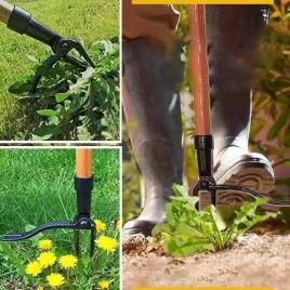   Cap de unealtă pentru smuls buruieni, eliminator de rădăcini și buruieni