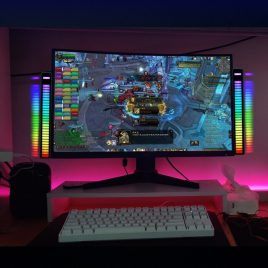 LED care luminează în ritm