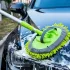 Perie de curățare din microfibră pentru spălarea mașinii, cu mâner telescopic ajustabil