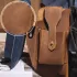 Borsetă retro din piele, geantă pentru bărbați
