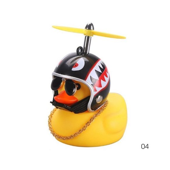 Lampă și Claxon Rață de Cauciuc pentru Bicicletă