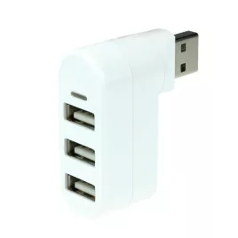 HUB USB 2.0 cu 3 porturi și cap rotativ