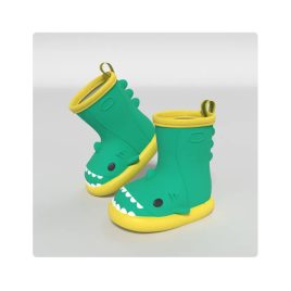 Cizme de cauciuc pentru adulți cu model de rechin