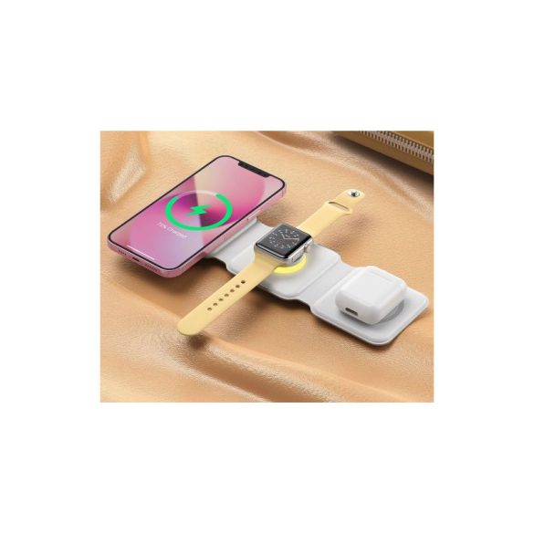 Pad de încărcare magnetic wireless pliabil 3 în 1