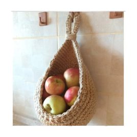 Coș din ratan împletit manual