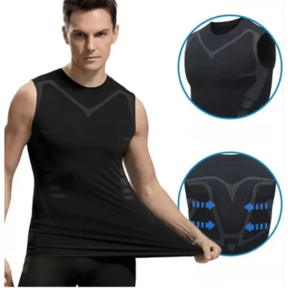 Maiou modelator pentru bărbați negru
