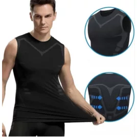 Maiou modelator pentru bărbați negru