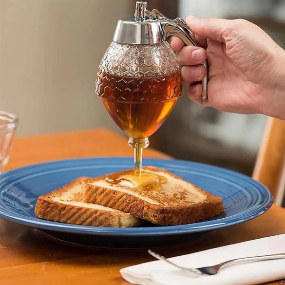 Dozator fără picurare pentru miere și sirop