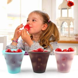 Set de 3 recipiente de depozitare din silicon