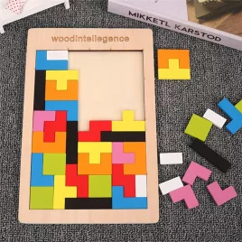 Puzzle din lemn, Tetris din lemn