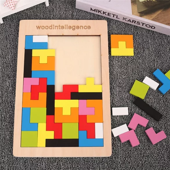 Puzzle din lemn, Tetris din lemn