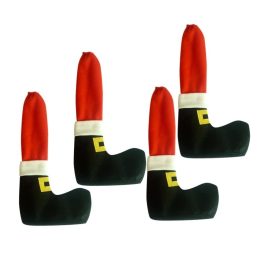 Husă pentru Picioarele Mesei și Scaunelor de Crăciun