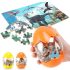 Puzzle cu dinozauri în ou