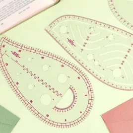 Set rigle de proiectare curbate (4 bucăți)