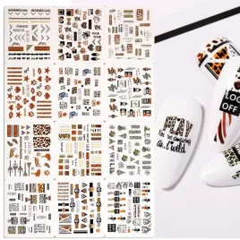 Autocolant 3D pentru unghii