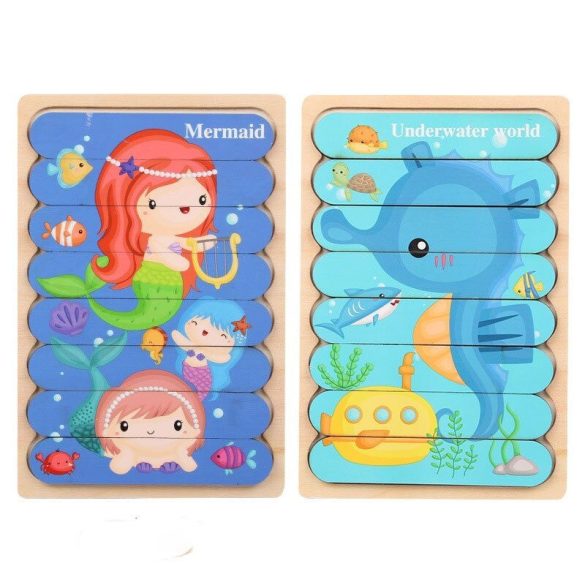 Puzzle dublu față