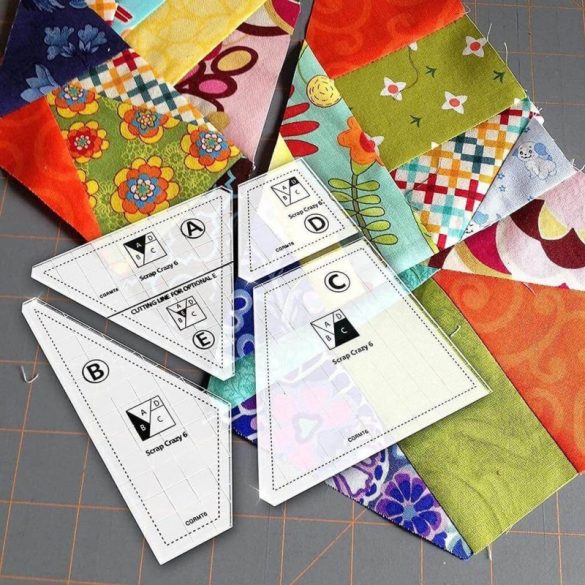 Set de șabloane pentru patchwork quilting