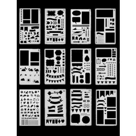 Set de șabloane pentru caiet